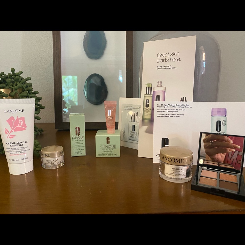 Clinique. Lancome. Bundle